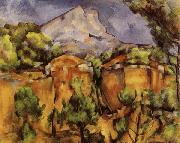 Paul Cezanne Mont Sainte-Victoire Seen from Bibemus Spain oil painting artist